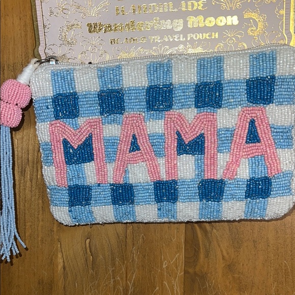 Made In India | “Mama” Beaded Bag 🩷🩵 - Picture 5 of 6